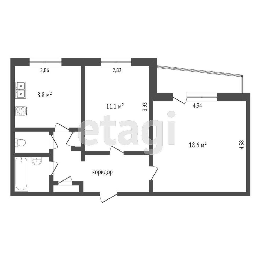 квартира г Нижний Тагил р-н Дзержинский ул Алтайская 49 фото 1