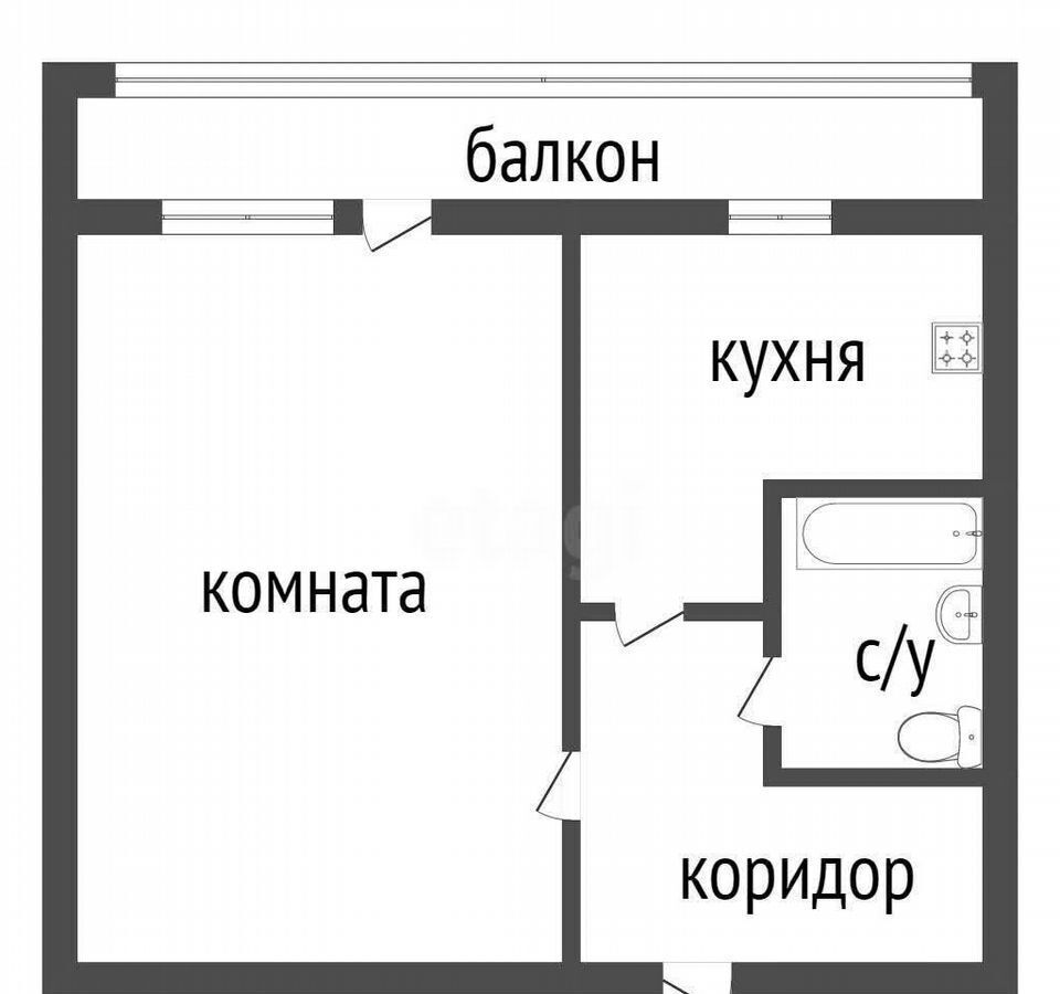 квартира г Курган Рябково ул Школьная 68 фото 22