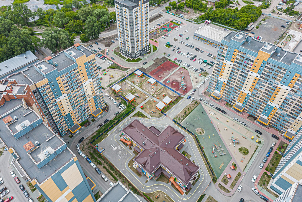 квартира г Новосибирск метро Площадь Гарина-Михайловского р-н Ленинский ул Междуреченская 3 Квартал у реки «Аквамарин» фото 7