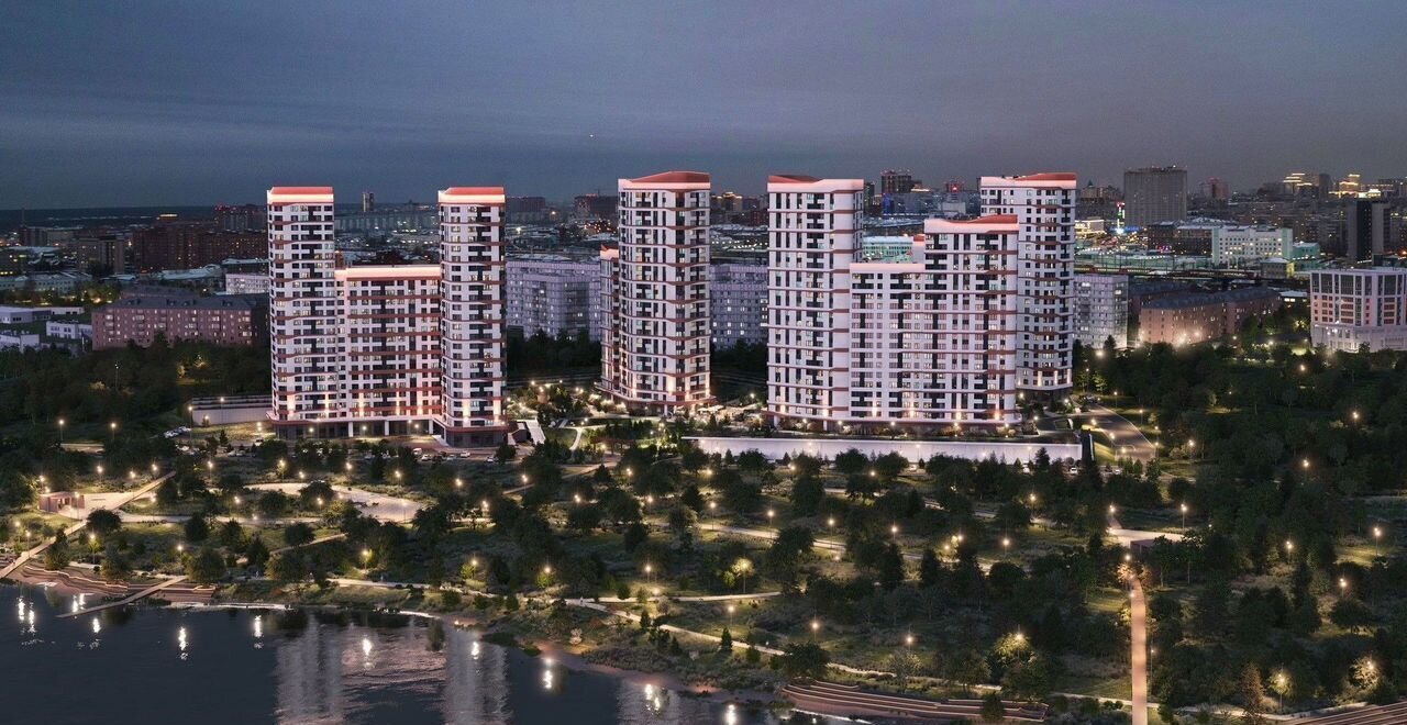 квартира г Новосибирск метро Площадь Гарина-Михайловского р-н Железнодорожный ул Прибрежная 2 блок-секц. 1 фото 1