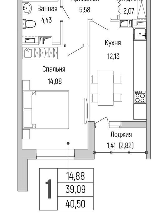 квартира г Красногорск Павшино ЖК Рига Хиллс, к 1 фото 1