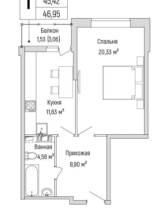 квартира г Красногорск Павшино ЖК Рига Хиллс, к 3 фото 1