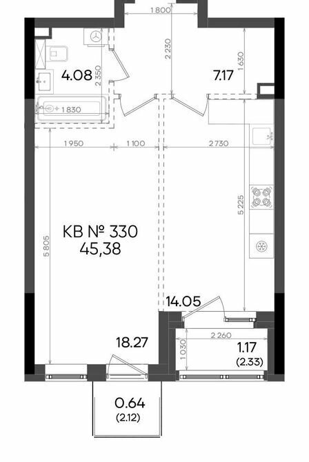 квартира г Казань метро Горки р-н Советский ул Аделя Кутуя 181 фото 1