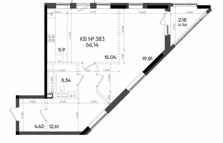 квартира г Казань метро Горки р-н Советский ул Аделя Кутуя 181 фото 1