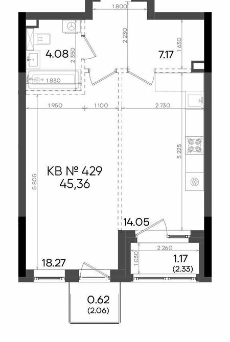 квартира г Казань метро Горки р-н Советский ул Аделя Кутуя 181 фото 1