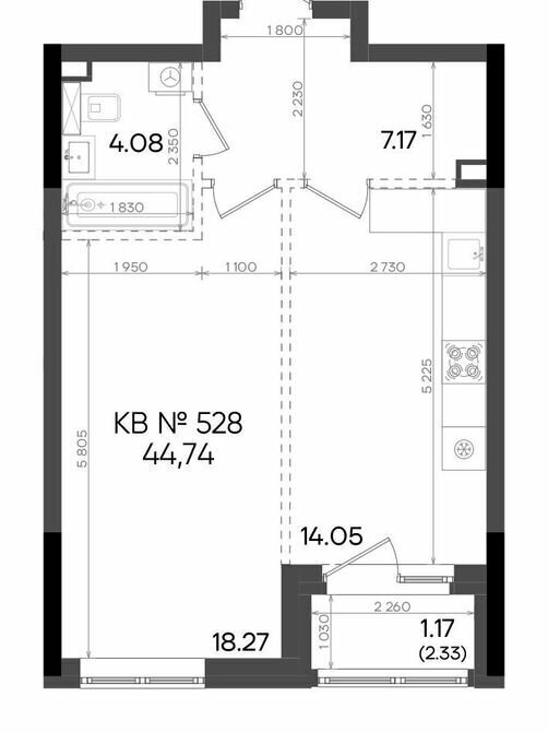 квартира г Казань метро Горки р-н Советский ул Аделя Кутуя 181 фото 1