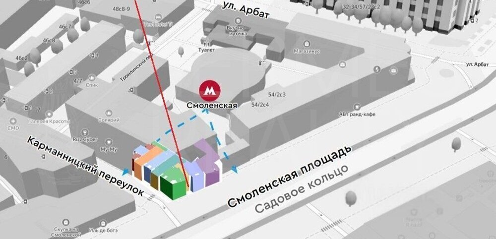 свободного назначения г Москва метро Смоленская пер Карманицкий 9 муниципальный округ Арбат фото 8