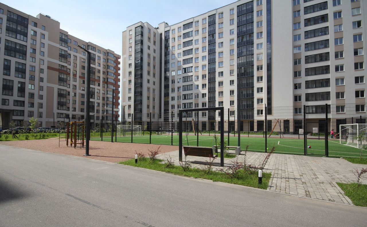 квартира г Кудрово Северное Кудрово пр-кт Строителей 1к/2 ЖК iD Kudrovo Улица Дыбенко, Заневское городское поселение фото 3