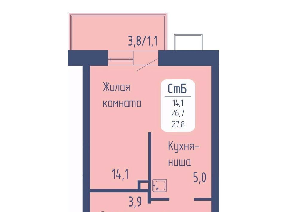 квартира г Красноярск р-н Октябрьский пр-кт Свободный фото 1