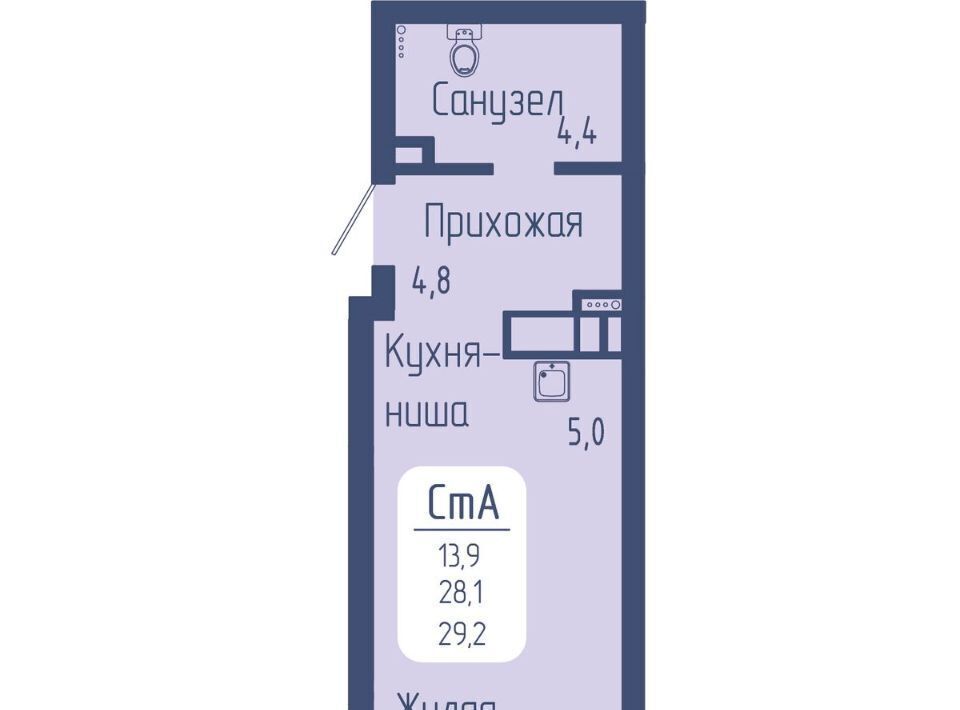 квартира г Красноярск р-н Октябрьский пр-кт Свободный фото 1