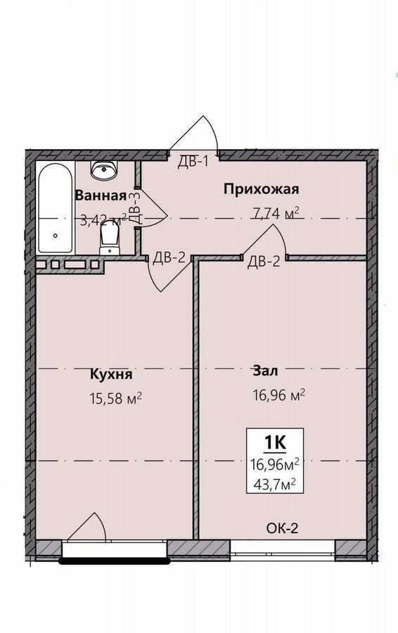 квартира г Махачкала р-н Кировский Благородная ул., 13 фото 13