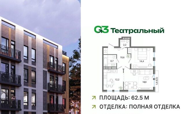 квартира ул Театральная 6в Ильинская фото