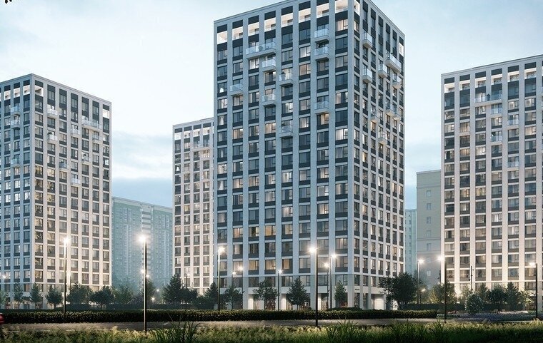 квартира г Омск р-н Кировский Кварталы Драверта Кировский АО фото 6