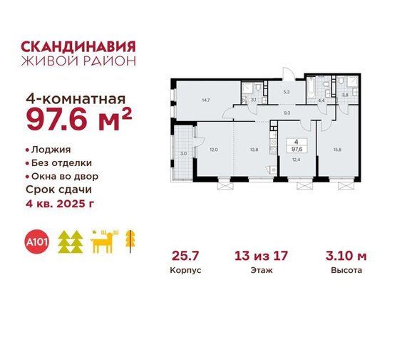 метро Коммунарка Потапово, ЖК Скандинавия фото