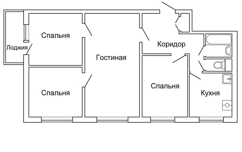 квартира г Москва ул Флотская 13к/1 Моссельмаш фото 21