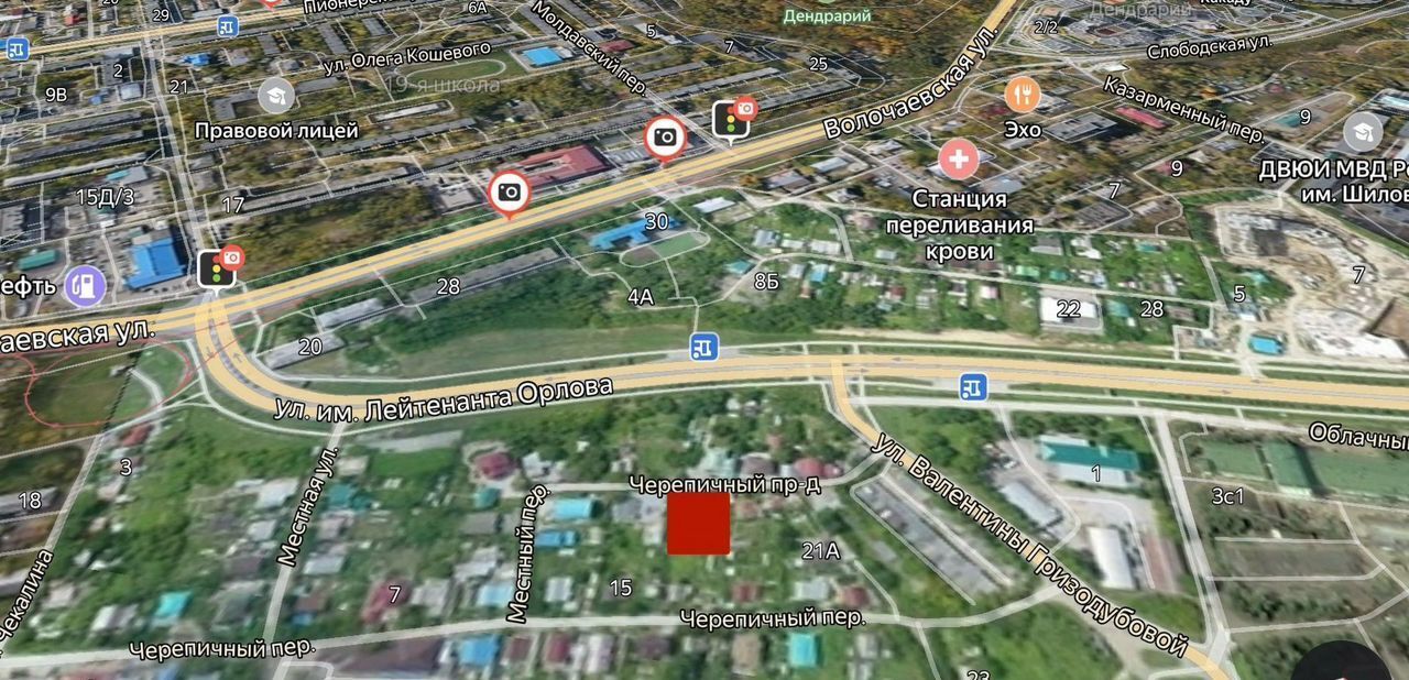 земля г Хабаровск р-н Индустриальный Черепичный пр., 4 фото 1