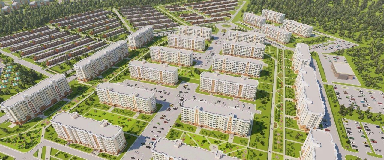 квартира г Кемерово р-н Рудничный Лесная Поляна б-р Солнечный ЖК «Солнечный бульвар» жилрайон, комплекс фото 9