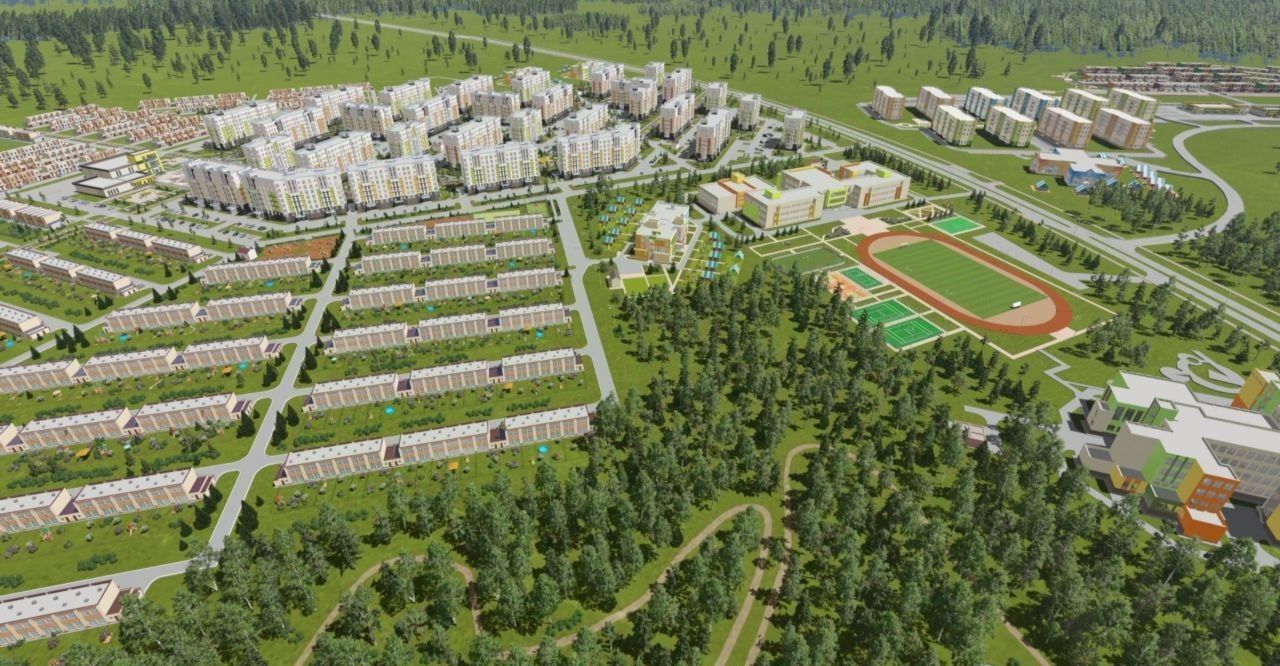 квартира г Кемерово р-н Рудничный Лесная Поляна б-р Солнечный ЖК «Солнечный бульвар» жилрайон, комплекс фото 8