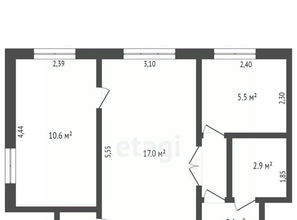 квартира г Кемерово р-н Кировский ул Александрова 15 фото 2