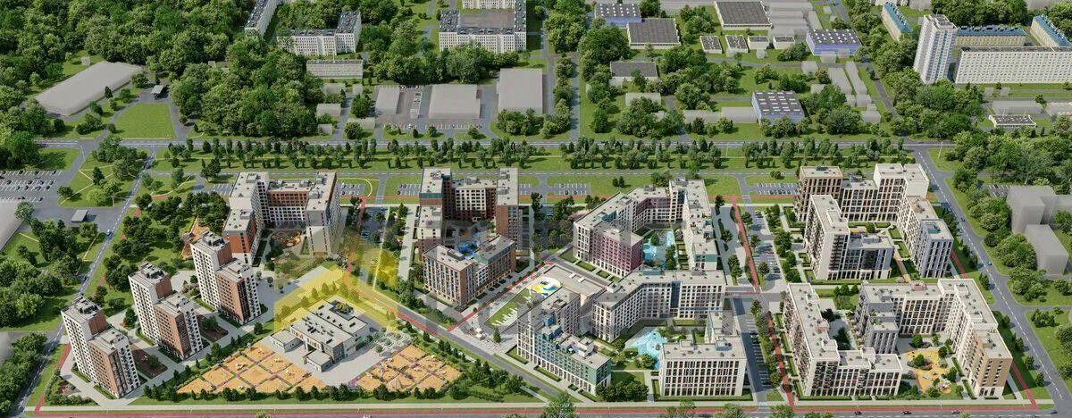 квартира г Омск р-н Кировский ул Владимира Жоги 1 фото 20