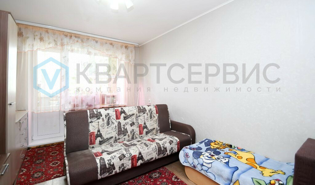 квартира г Омск пгт Кордный ул 4-я Кордная 54 Октябрьский АО фото 4