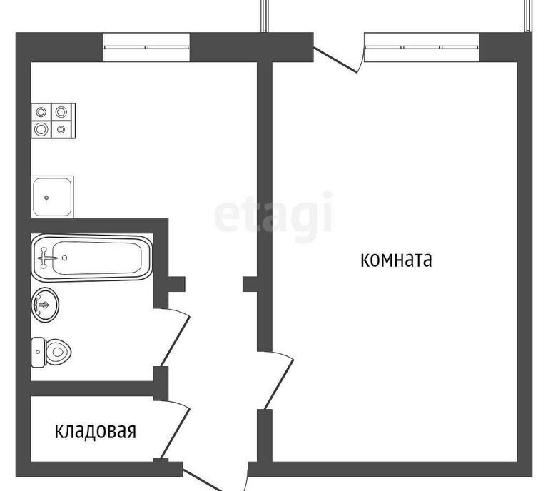 квартира г Верхняя Салда ул Крупской 30 фото 1