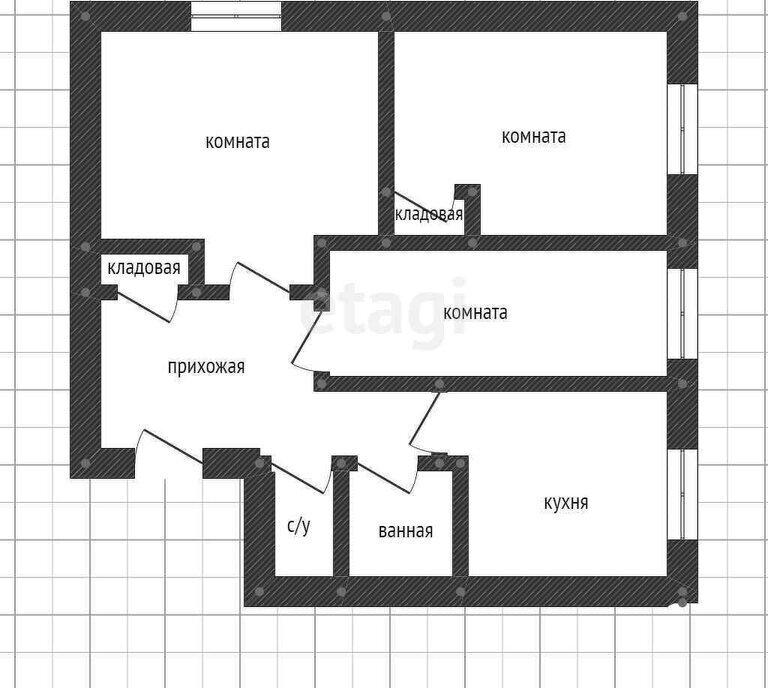 квартира г Верхняя Салда ул Энгельса 83к/3 фото 1