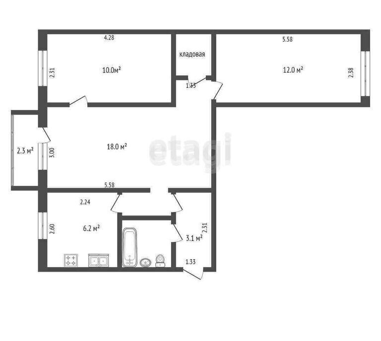 квартира г Верхняя Салда ул Карла Маркса 17 фото 1