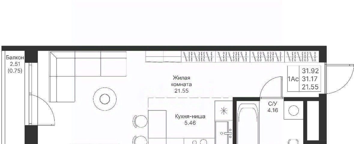 квартира г Казань метро Горки Мой Ритм жилой комплекс фото 2