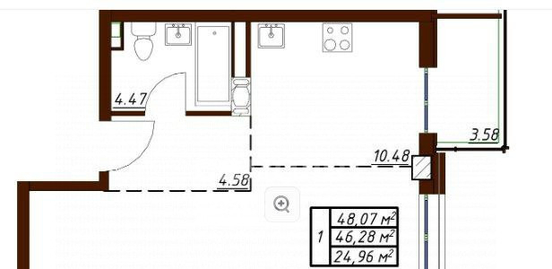 квартира г Обнинск ул Белкинская 38 д. Белкино фото 2