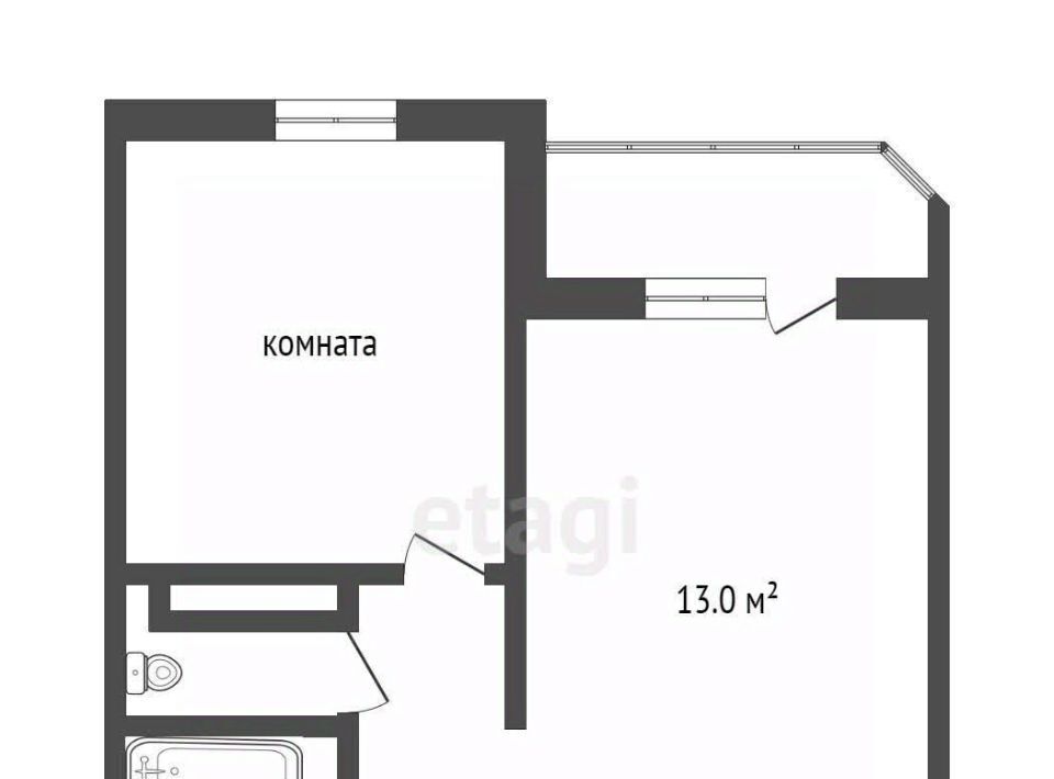квартира г Тюмень р-н Калининский ул Кремлевская 112к/3 фото 3