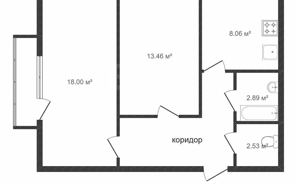 квартира г Заводоуковск Центральный ул Глазуновская 7 фото 1