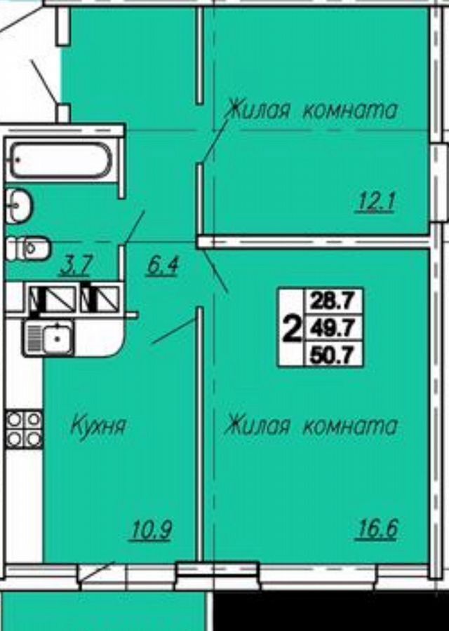 квартира г Ростов-на-Дону р-н Октябрьский ул Нансена 83с/5 фото 1