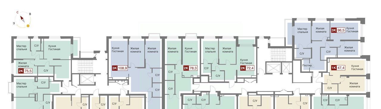 квартира г Екатеринбург Уралмаш ул Уральских рабочих 26 фото 2