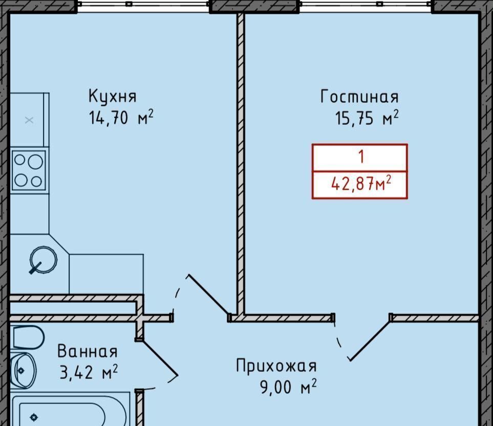 квартира г Махачкала р-н Кировский ул Даганова 139 Кировский внутригородской район фото 17