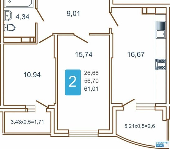 ул им. Кирилла Россинского 3/2к 1 фото