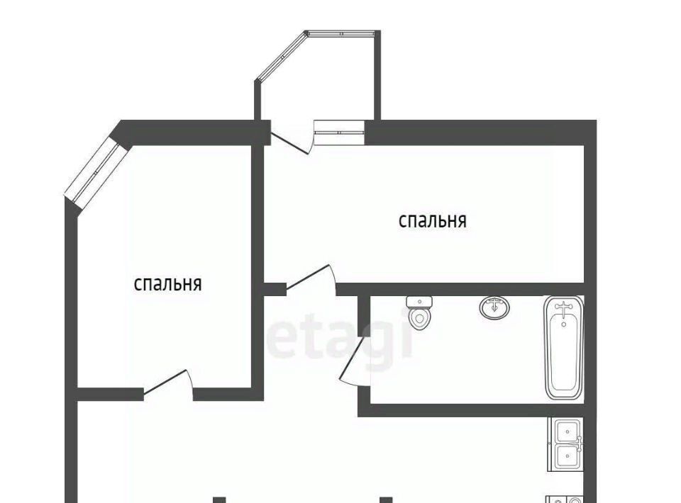 квартира г Тамбов р-н Октябрьский ул Чичерина 9/2 фото 2