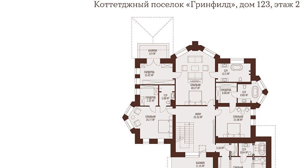дом г Истра Гринфилд кп, Нахабино, 123 фото 45