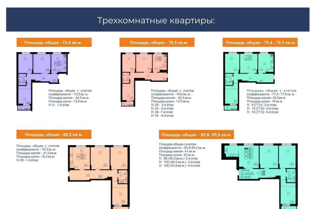 квартира г Калининград р-н Московский ул Подполковника Емельянова 1 фото 14