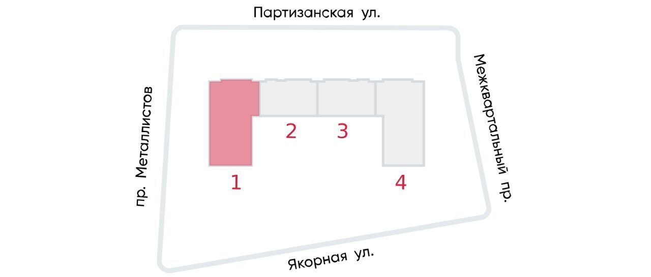 квартира г Санкт-Петербург метро Ладожская ЖК «ЛСР. Большая Охта» фото 2