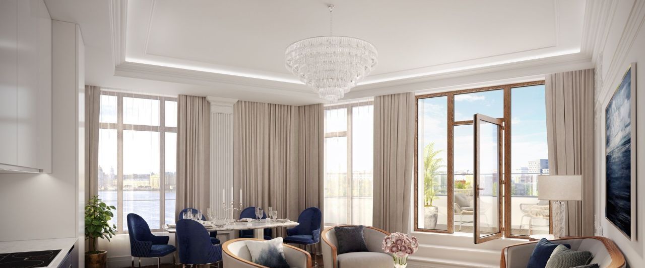 квартира г Санкт-Петербург метро Крестовский Остров ул Ремесленная 15 ЖК Neva Residence округ Петровский фото 17