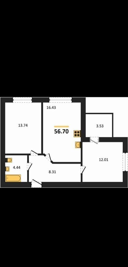квартира г Калининград р-н Московский ул Коммунистическая 28а фото 2