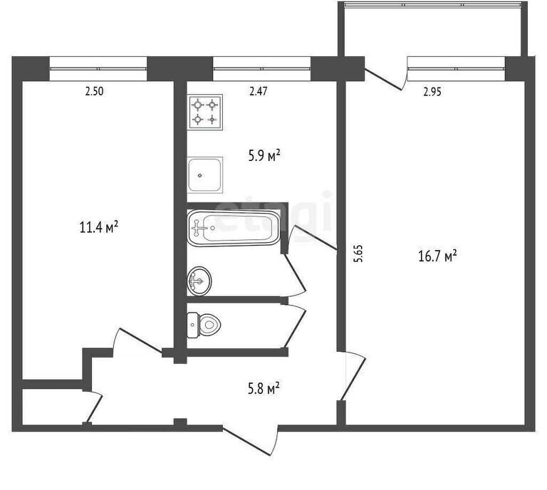 квартира г Вологда ул Костромская 4б фото 1
