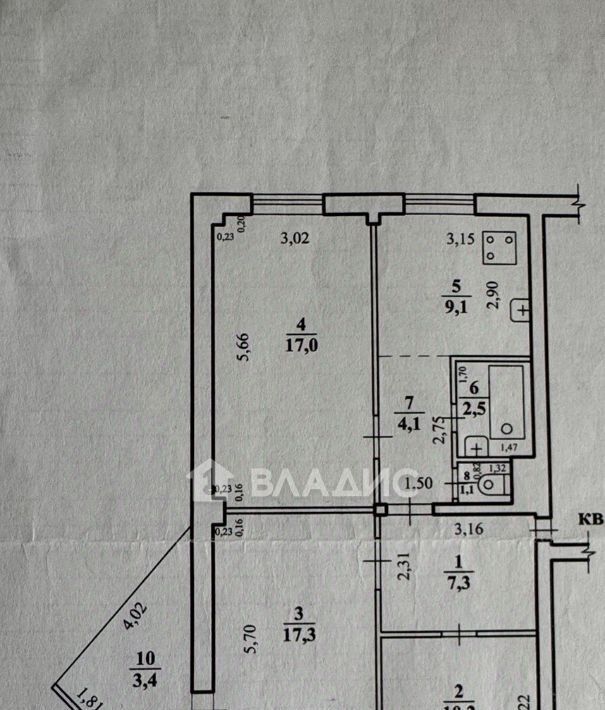 квартира г Чита р-н Ингодинский мкр 1-й 24 фото 2