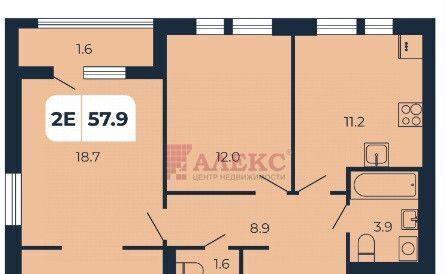 квартира г Ростов-на-Дону Северный ул Орбитальная 25 фото 10
