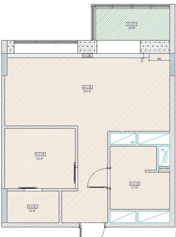 квартира г Красногорск б-р Красногорский 23к/3 Мякинино, Красногорск фото 20
