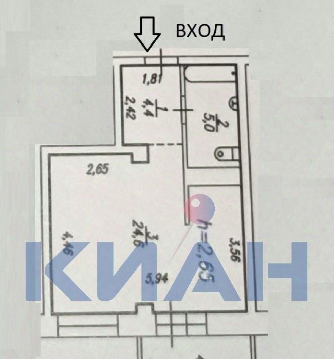 квартира г Красноярск р-н Советский ул Взлетная 7ж фото 2
