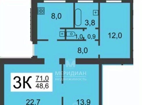 квартира г Нижний Новгород р-н Сормовский Буревестник ул Щербакова 2 фото 3