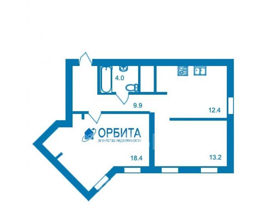 квартира г Тюмень р-н Центральный ул Новгородская 3 фото 2