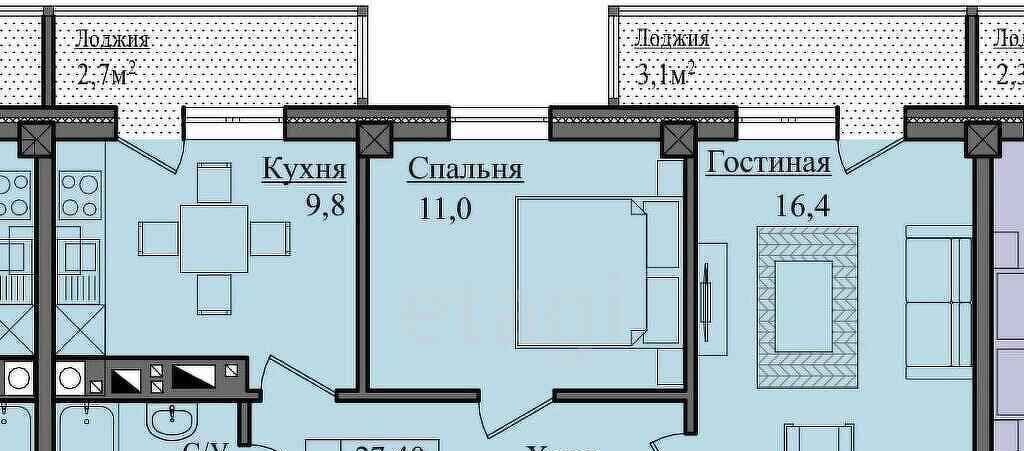 квартира г Майкоп пер 7-й 14а фото 2